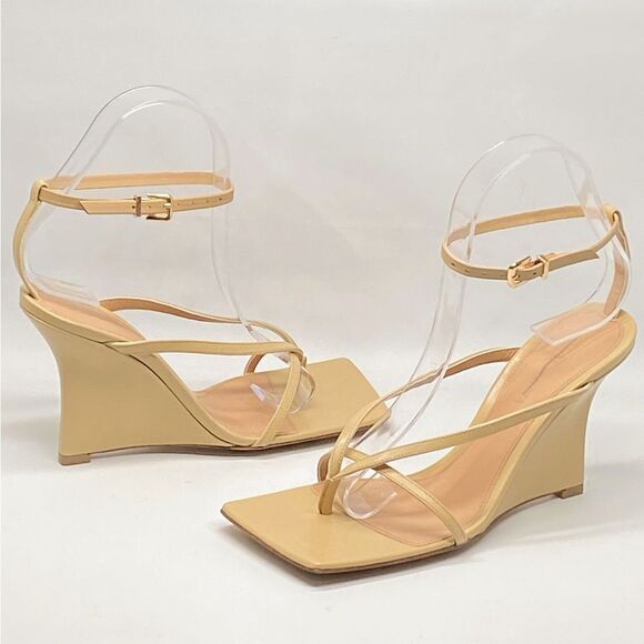 Bottega Veneta Stretch Ankle Strap Wedge Sandal size 36.5 - Picture 8 of 14